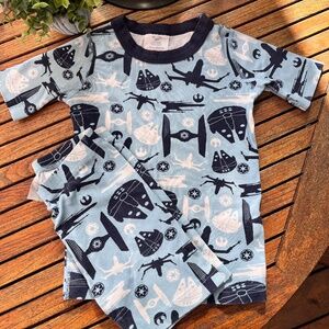 Hanna Andersson Boys Star Wars short Johns size 6-7